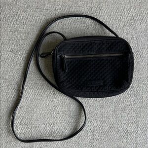Vera Bradley Black Quilted Crossbody Bag